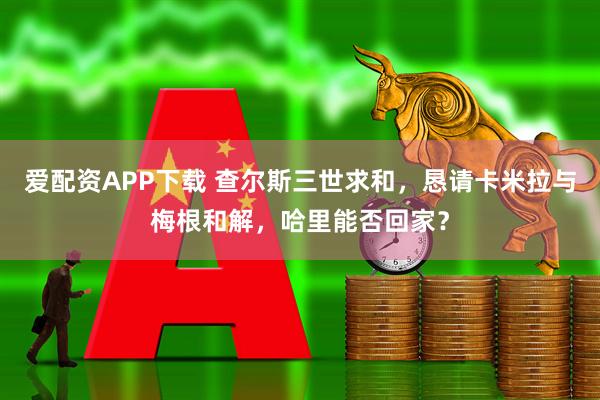 爱配资APP下载 查尔斯三世求和，恳请卡米拉与梅根和解，哈里能否回家？